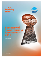 Summary of social housing assessments 2016